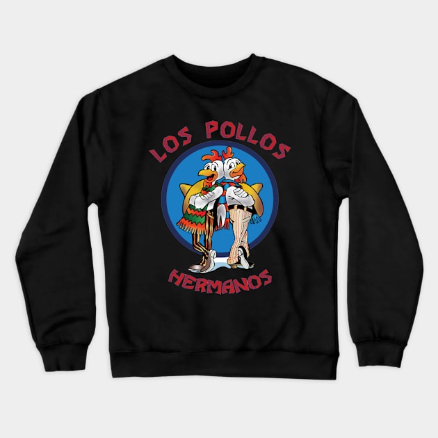 Los Pollos Hermanos Crewneck Sweatshirt by The Graphic Tape